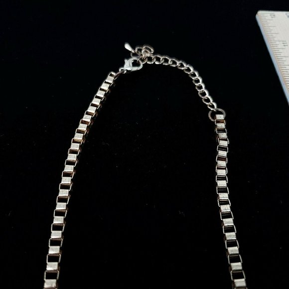 Womens Drop Vintage Style Necklace 18" to 21" Long Metal Peach Waterfall Bead - Picture 6 of 8